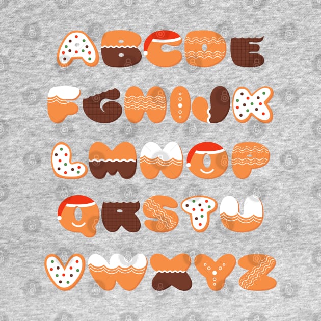 Alphabet Cookies by Mako Design 